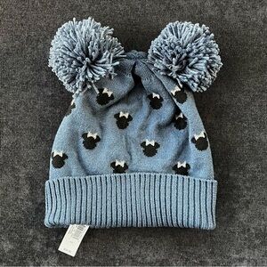 NWT Gap Minnie Mouse Beanie with Pom Poms
